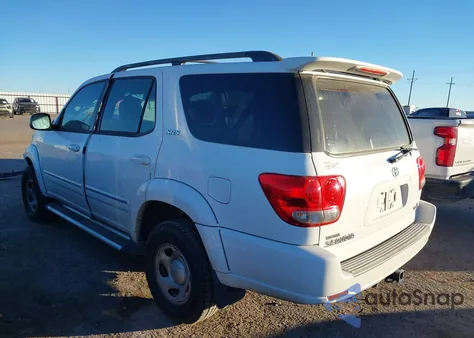 2007 Toyota Sequoia Sr5 V8 из США, поврежденный, VIN 5TDZT34A87S293897